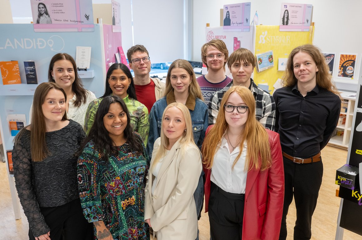 Upprennandi fagfólk í grafískri miðlun