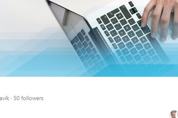 Við erum líka á LinkedIn