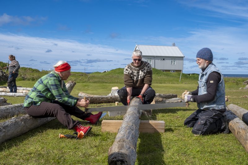 Grindarsmíði námskeið Fornverk í Höfnum