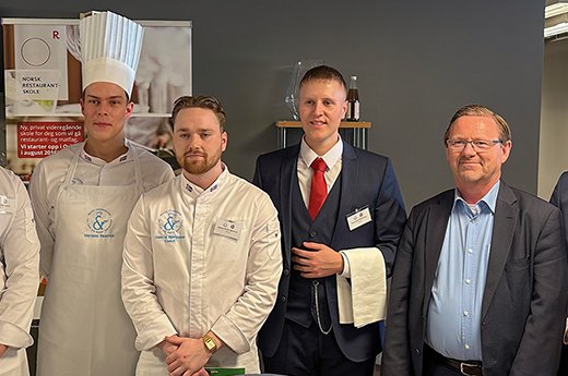 Gull í matreiðslu í Norrænu nemakeppninni í Osló