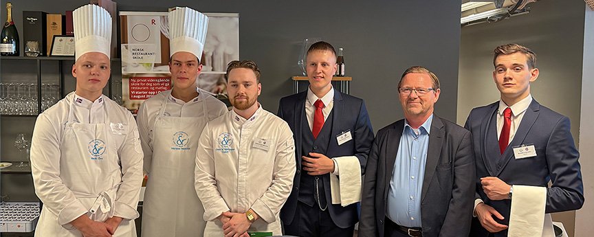 Gull í matreiðslu í Norrænu nemakeppninni í Osló