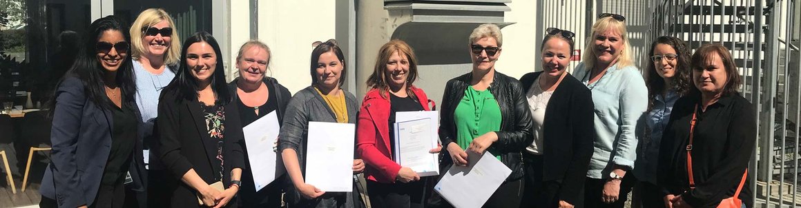 Átta þernur útskrifast úr VISKA verkefninu